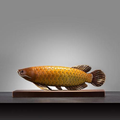 給我推薦幾款古銅官銅金龍魚擺件，古銅官銅金龍魚擺件