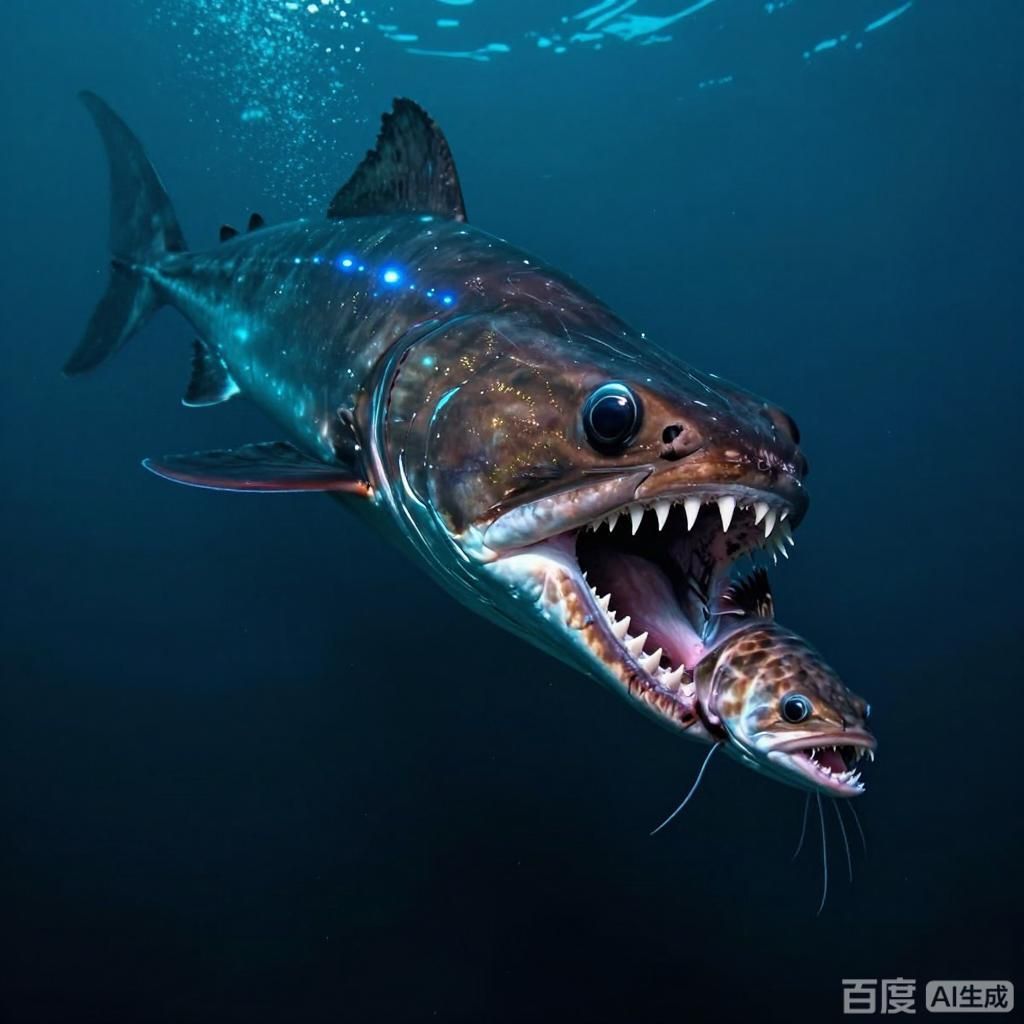 還有哪些深海生物會捕食深海龍魚，除了深海龍魚外，還有其他深海生物也以深海龍魚為食