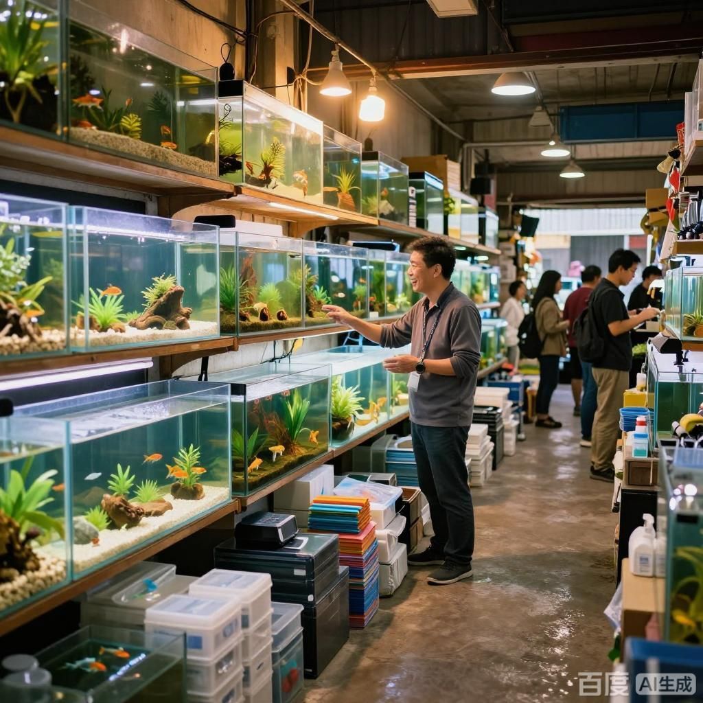 廣州魚缸批發市場哪個最大？，廣州大型魚缸批發市場哪個最大？