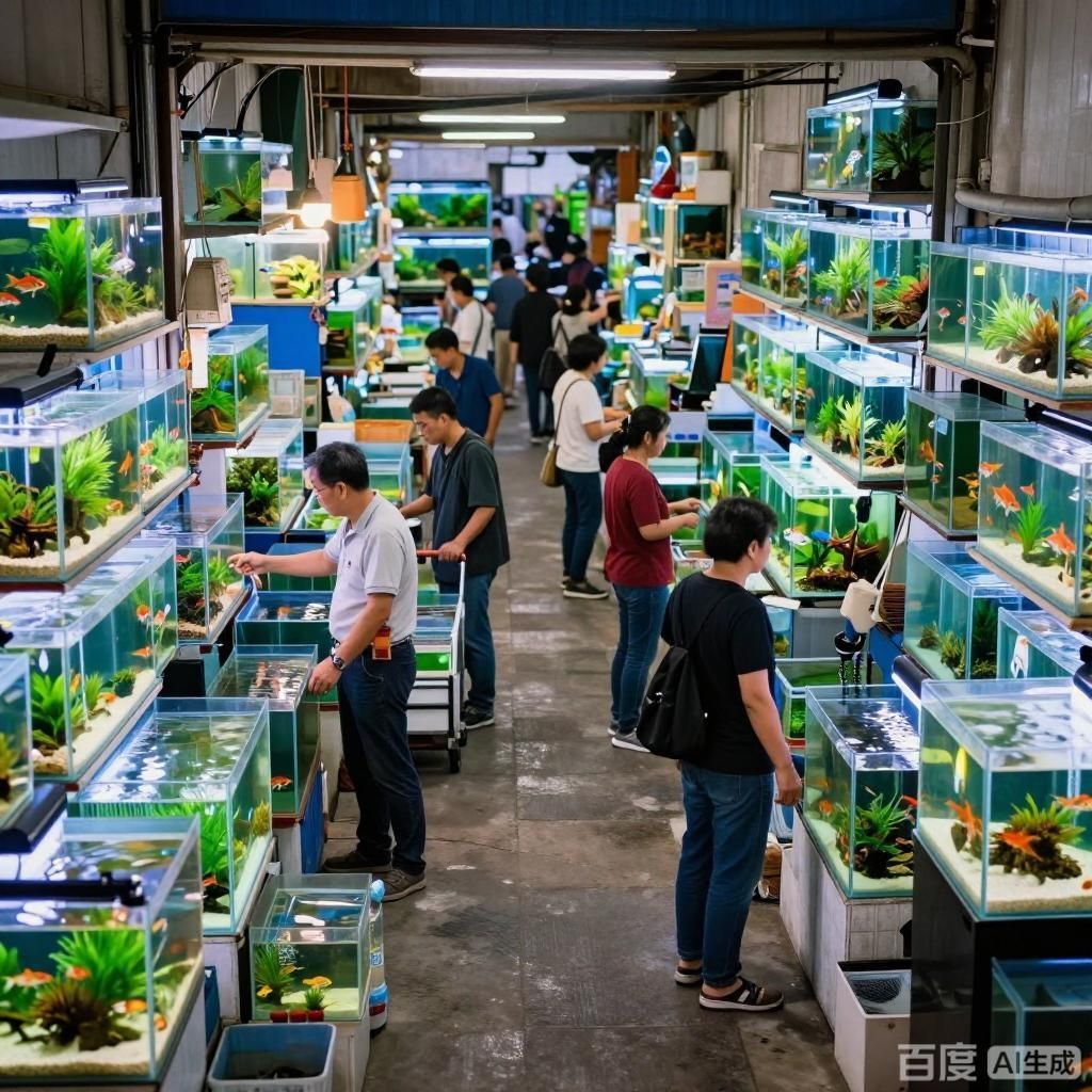 廣州魚缸批發市場哪個最大？，廣州大型魚缸批發市場哪個最大？