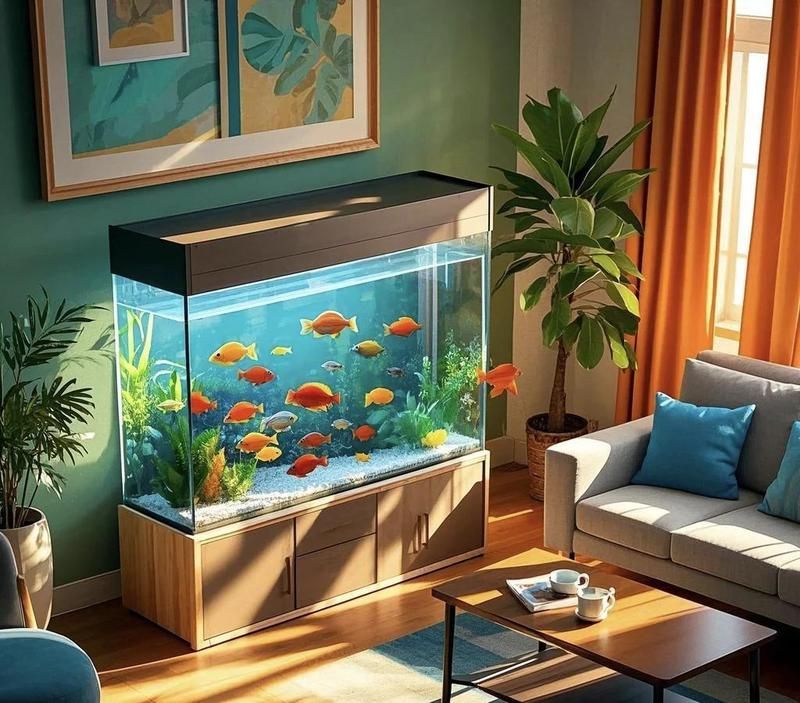 客廳養魚有哪些講究，客廳養魚有哪些禁忌與科學養護必知客廳養魚的關鍵要點 客廳養魚有哪些講究，客廳養魚有哪些禁忌與科學養護必知客廳養魚的關鍵要點 龍魚百科 第2張