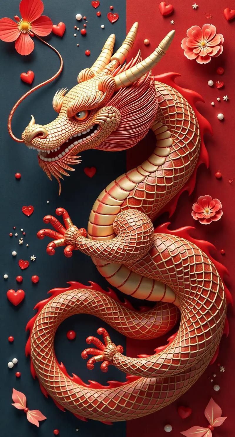 有哪些風格的龍壁紙，手機壁紙風格的龍壁紙是什么風格的龍壁紙風格的品種