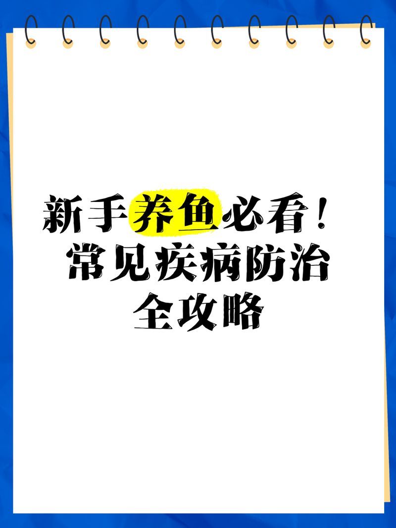 能否提供更多預(yù)防魚類常見(jiàn)病的建議，新手養(yǎng)魚必看!常見(jiàn)疾病防治技術(shù)