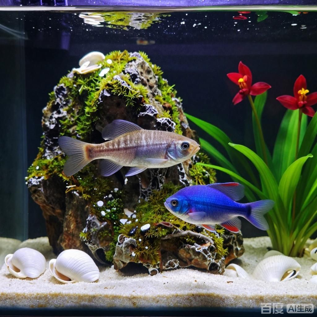 推薦一些與招財(cái)貓混養(yǎng)的大型淡水魚，古典藍(lán)底過背金龍魚 推薦一些與招財(cái)貓混養(yǎng)的大型淡水魚，古典藍(lán)底過背金龍魚 龍魚百科 第4張