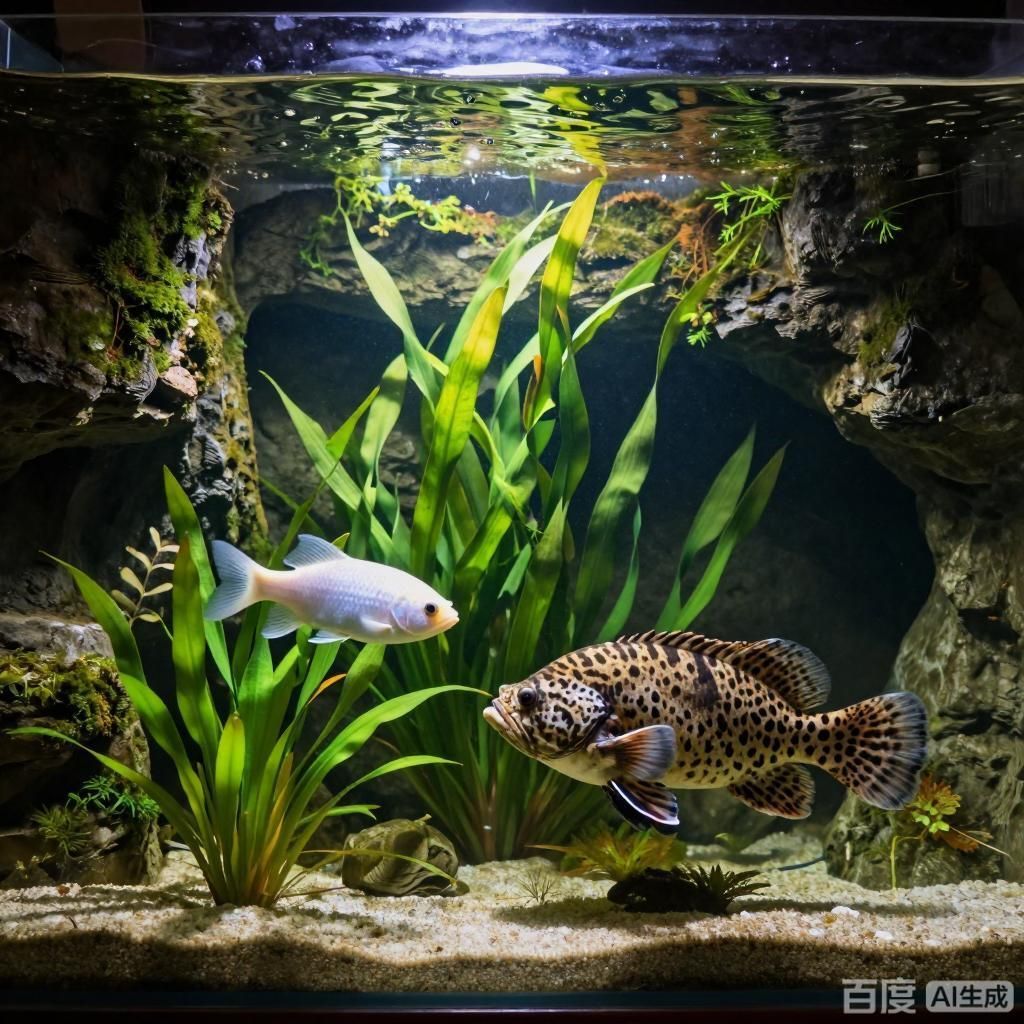 推薦一些與招財(cái)貓混養(yǎng)的大型淡水魚，古典藍(lán)底過背金龍魚 推薦一些與招財(cái)貓混養(yǎng)的大型淡水魚，古典藍(lán)底過背金龍魚 龍魚百科 第3張