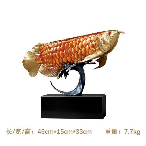 給我推薦幾款朱炳仁銅金龍魚擺件，朱炳仁銅金龍魚擺件 給我推薦幾款朱炳仁銅金龍魚擺件，朱炳仁銅金龍魚擺件 龍魚百科 第2張