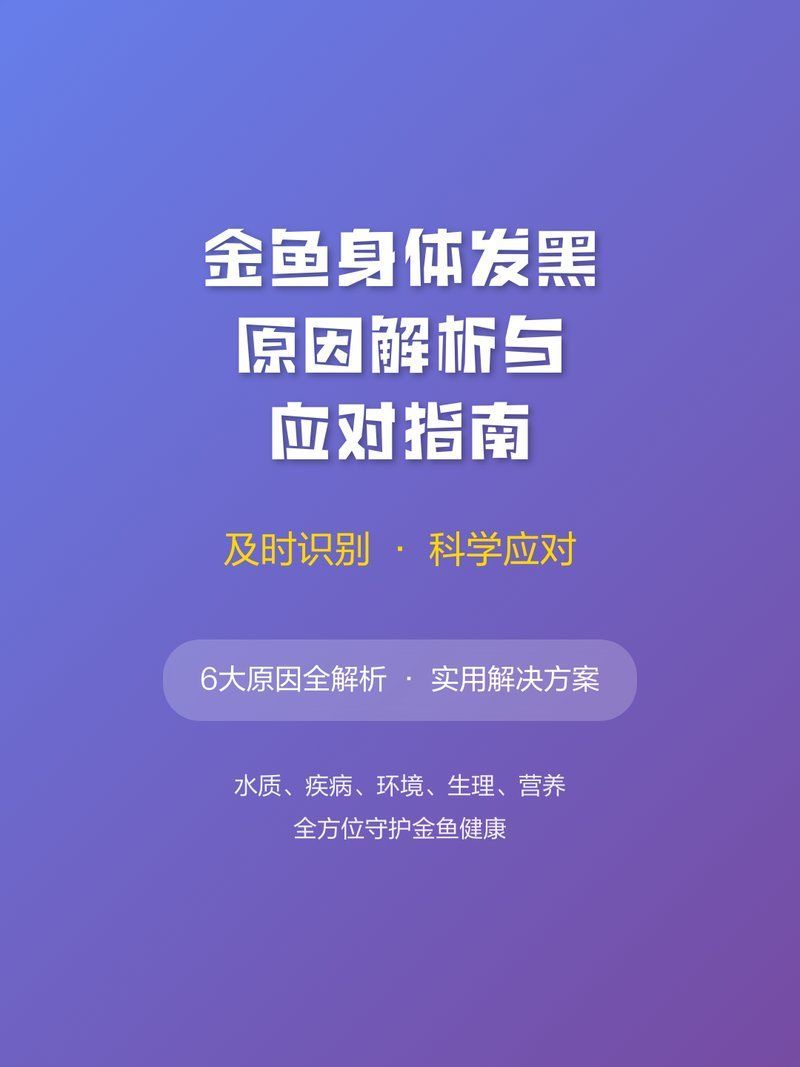 金魚發黑后會有什么表現，金魚發黑后可能出現的一些表現及其背后原因解析與應對指南