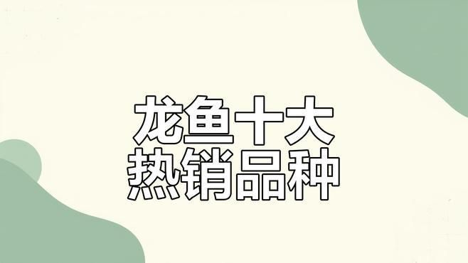 龍魚產(chǎn)品有幾種，十款熱門熱門龍魚大揭秘