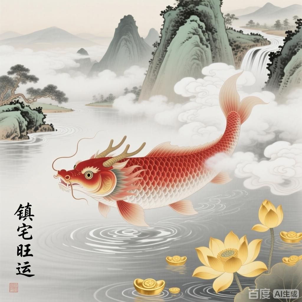 龍魚有什么寓意，龍魚有什么寓意，四張圖均圍繞龍魚的吉祥寓意展開