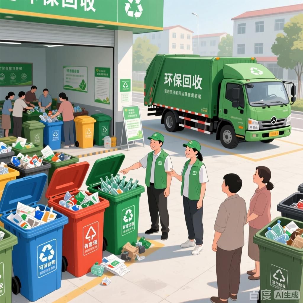 能詳細解釋回收再利用的過程嗎，四張插畫分別從不同環節展現回收再利用的過程 能詳細解釋回收再利用的過程嗎，四張插畫分別從不同環節展現回收再利用的過程 龍魚百科 第3張