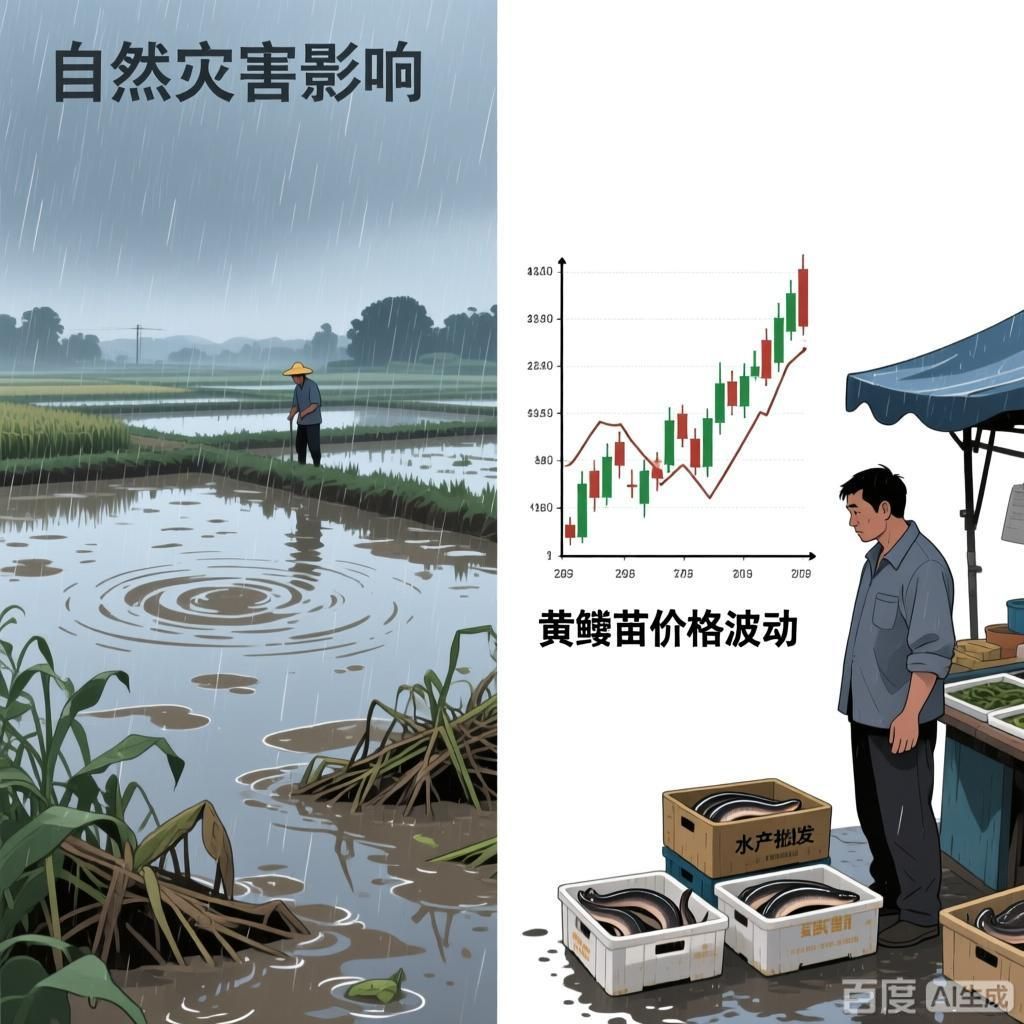 黃鱔苗價格波動原因，黃鱔苗價格波動對養殖戶有何影響4張圖表風格的插畫 黃鱔苗價格波動原因，黃鱔苗價格波動對養殖戶有何影響4張圖表風格的插畫 龍魚百科 第4張