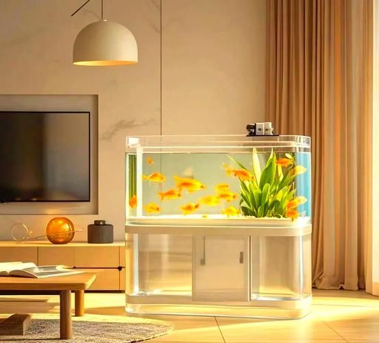 能否提供魚缸擺放的圖示示例，魚缸擺放圖示示例：客廳中心位置：將魚缸放在客廳的中央位置 能否提供魚缸擺放的圖示示例，魚缸擺放圖示示例：客廳中心位置：將魚缸放在客廳的中央位置 龍魚百科 第4張