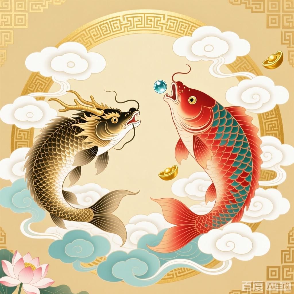 詳細閱讀:如何繪制鰲魚龍魚祥云圖?,鰲魚龍魚祥云圖是一種傳統的中國水墨畫,其特點是將鰲魚和祥云結合 如何繪制鰲魚龍魚祥云圖?,鰲魚龍魚祥云圖是一種傳統的中國水墨畫,其特點是將鰲魚和祥云結合