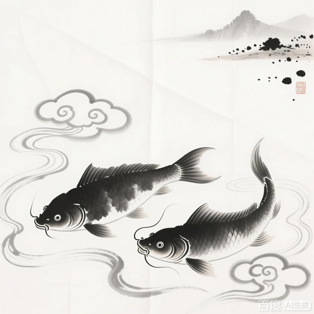 如何繪制鰲魚龍魚祥云圖？，鰲魚龍魚祥云圖是一種傳統(tǒng)的中國水墨畫，其特點(diǎn)是將鰲魚和祥云結(jié)合 如何繪制鰲魚龍魚祥云圖？，鰲魚龍魚祥云圖是一種傳統(tǒng)的中國水墨畫，其特點(diǎn)是將鰲魚和祥云結(jié)合 龍魚百科 第4張