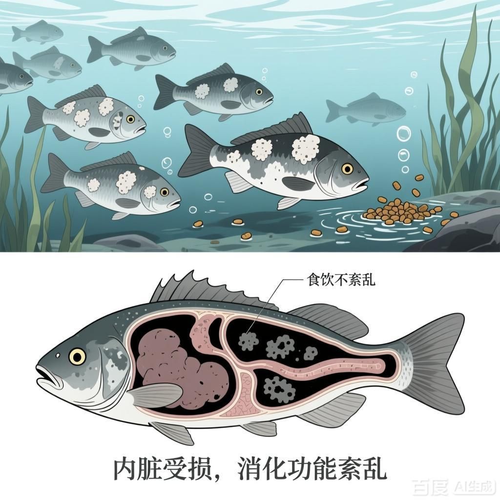 真菌感染對魚有哪些危害，真菌感染對魚有哪些危害紅龍魚混養時需要注意哪些事項 真菌感染對魚有哪些危害，真菌感染對魚有哪些危害紅龍魚混養時需要注意哪些事項 龍魚百科 第4張