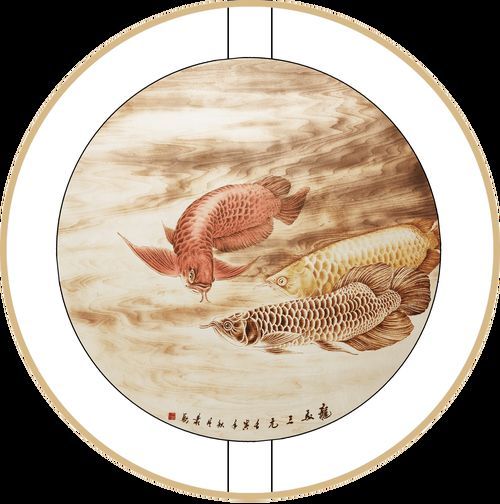 給我一些龍魚圖案的示例，龍魚圖案在各種設(shè)計領(lǐng)域中的應(yīng)用十分廣泛