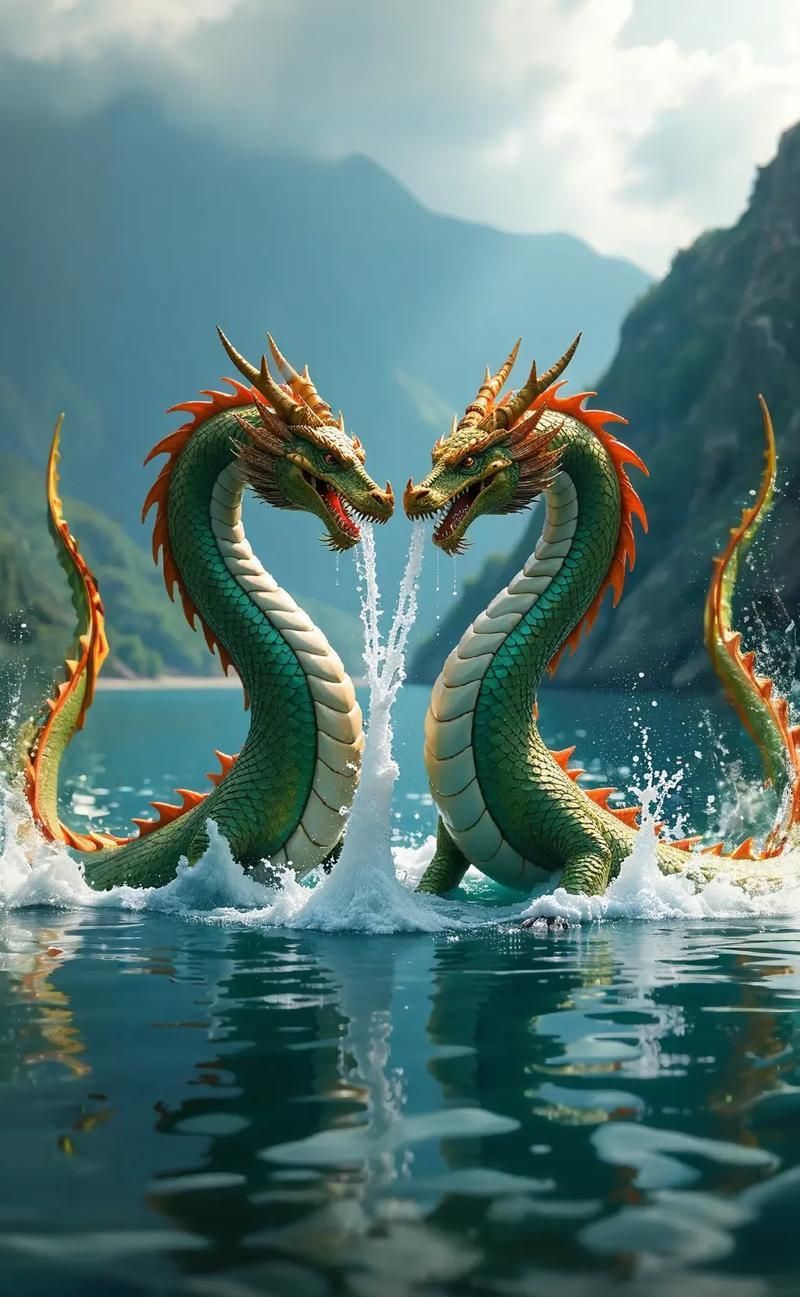 有沒有高清的龍與水圖片 有沒有高清的龍與水圖片 龍魚百科 第1張