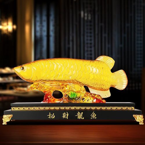 龍魚擺件的價格范圍是多少，聚善緣招財金龍魚擺件