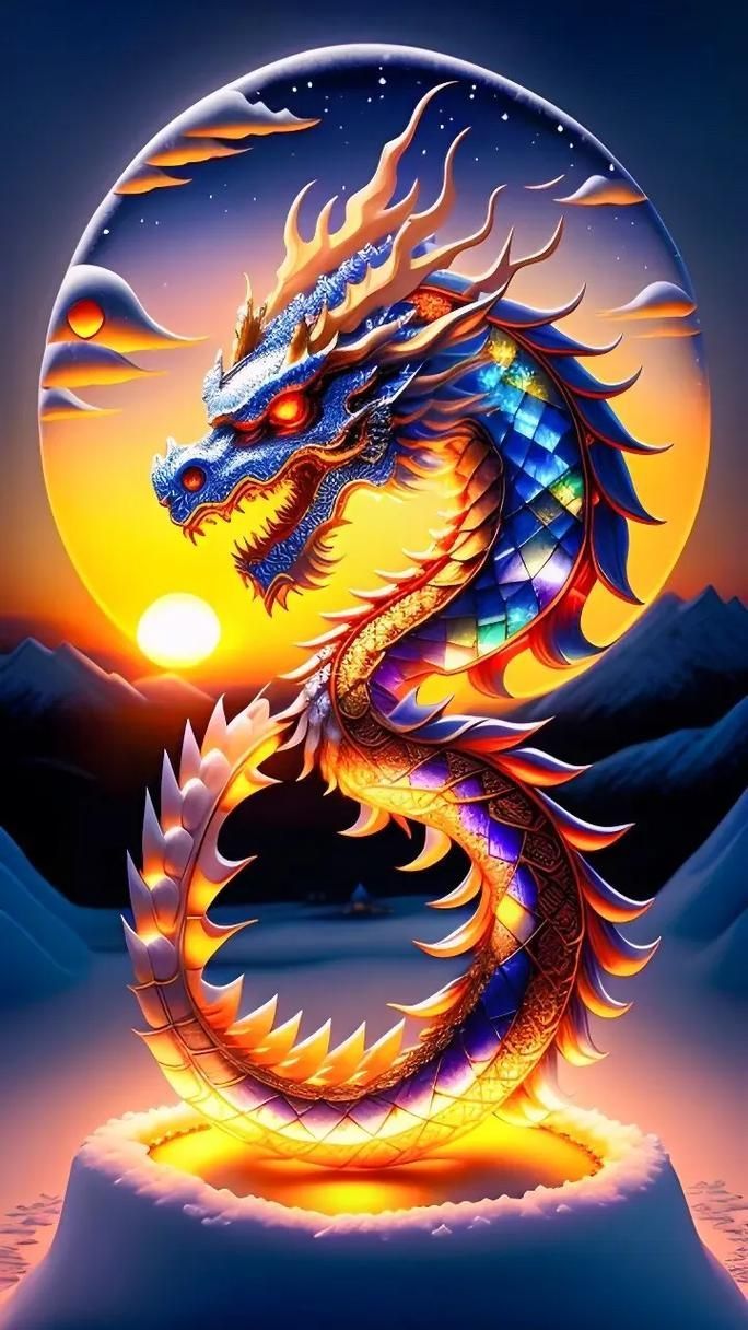 能否提供古典藍龍與金龍的圖片，古典藍龍與金龍