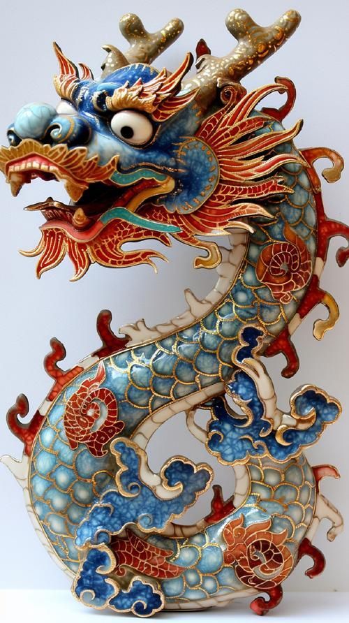 能否提供古典藍龍與金龍的圖片，古典藍龍與金龍