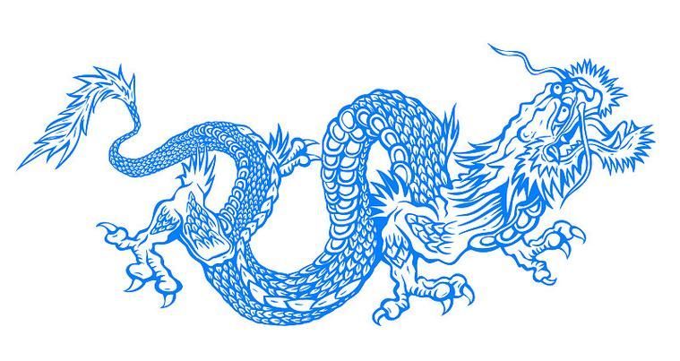 能否提供古典藍龍與金龍的圖片，古典藍龍與金龍