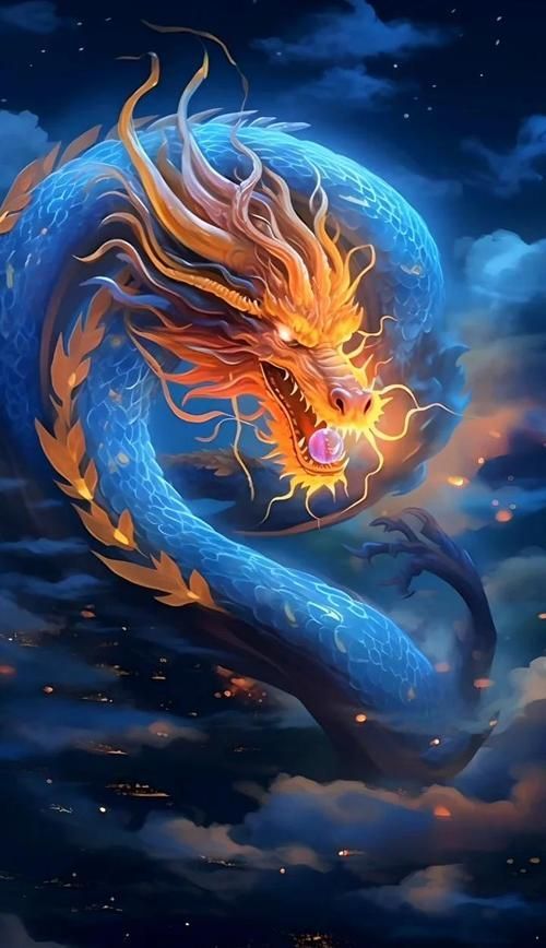 能否提供古典藍龍與金龍的圖片，古典藍龍與金龍