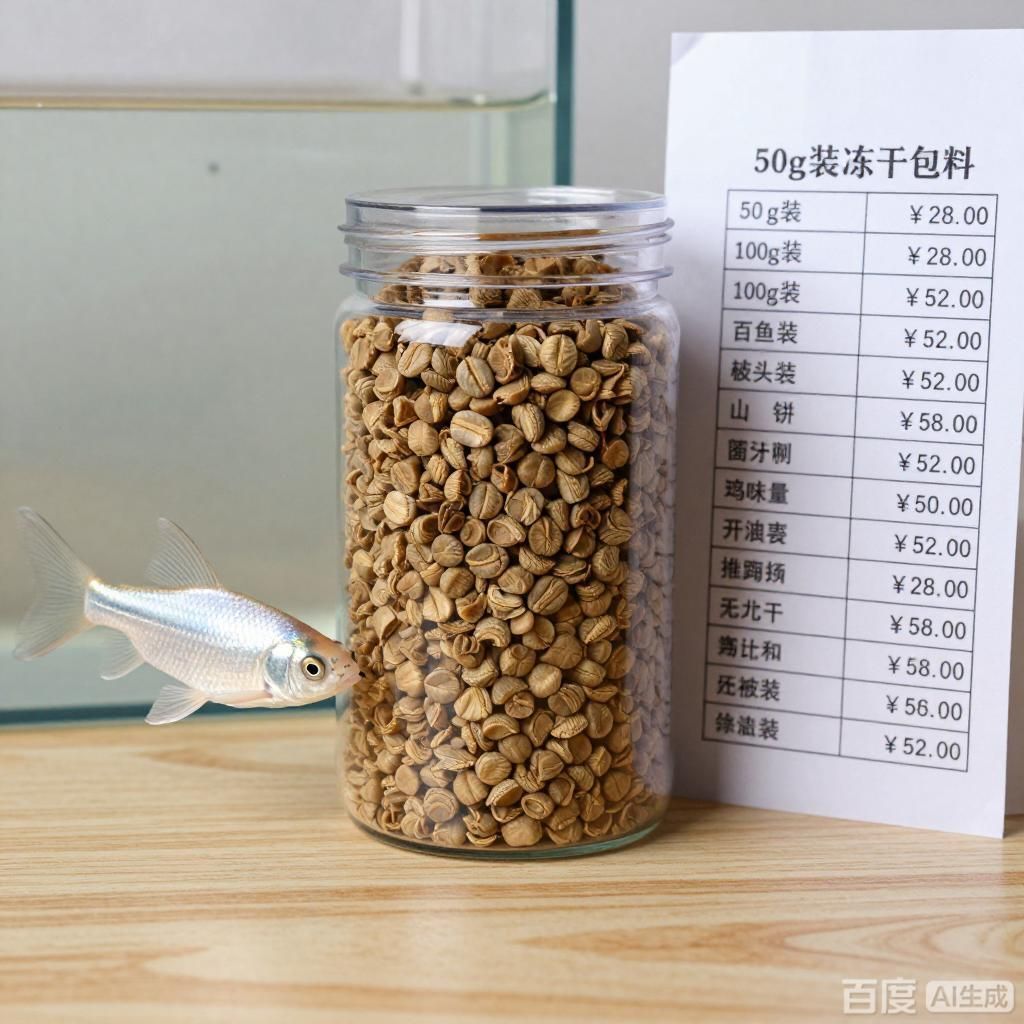 龍魚凍干飼料的價格范圍，龍魚凍干飼料價格