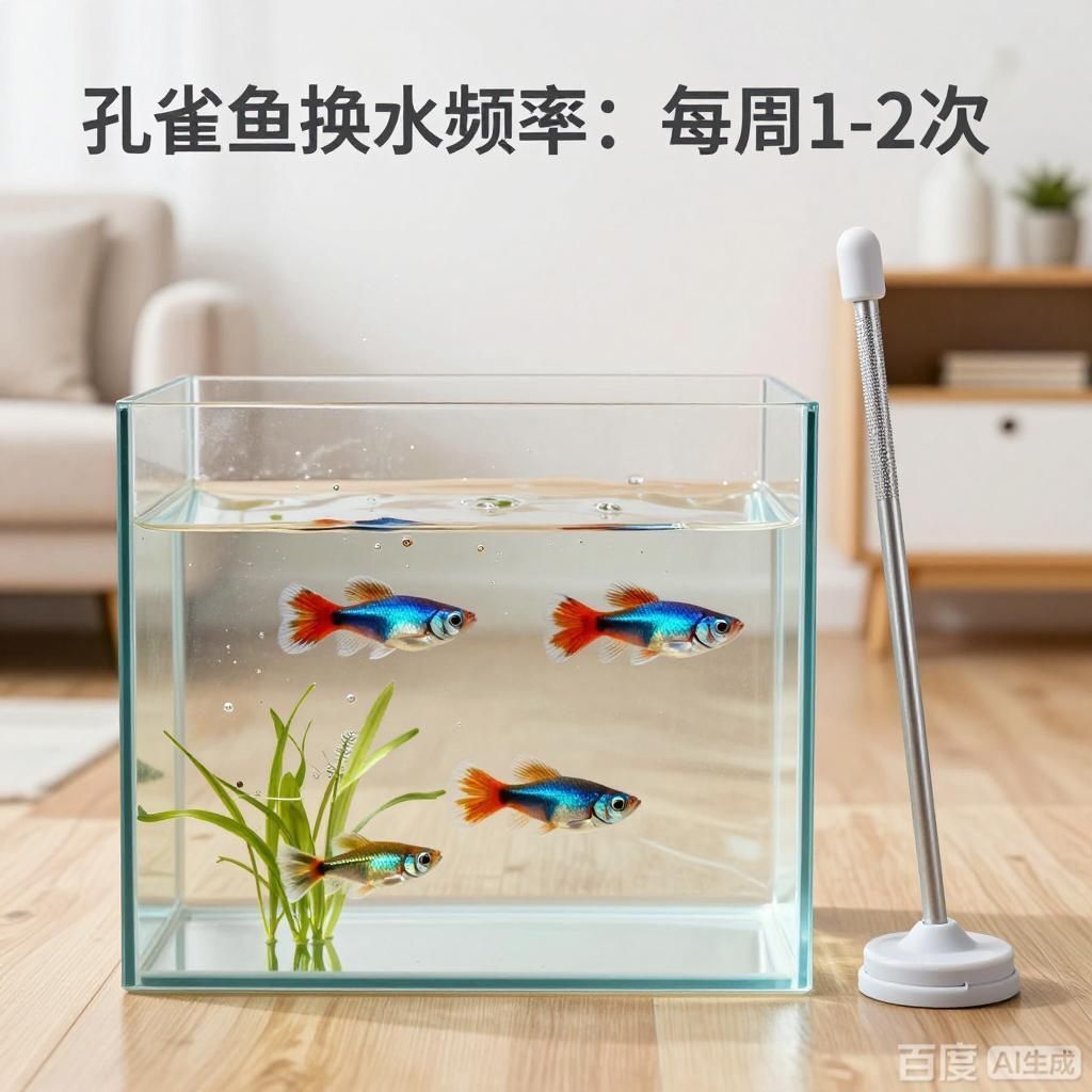孔雀魚多久換一次水，孔雀魚多久換一次水，孔雀魚多久喂一次比較合適