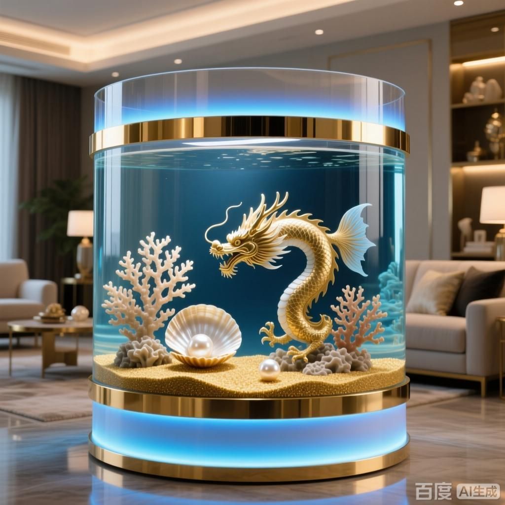 龍魚魚缸如何裝飾？，龍魚魚缸如何裝飾