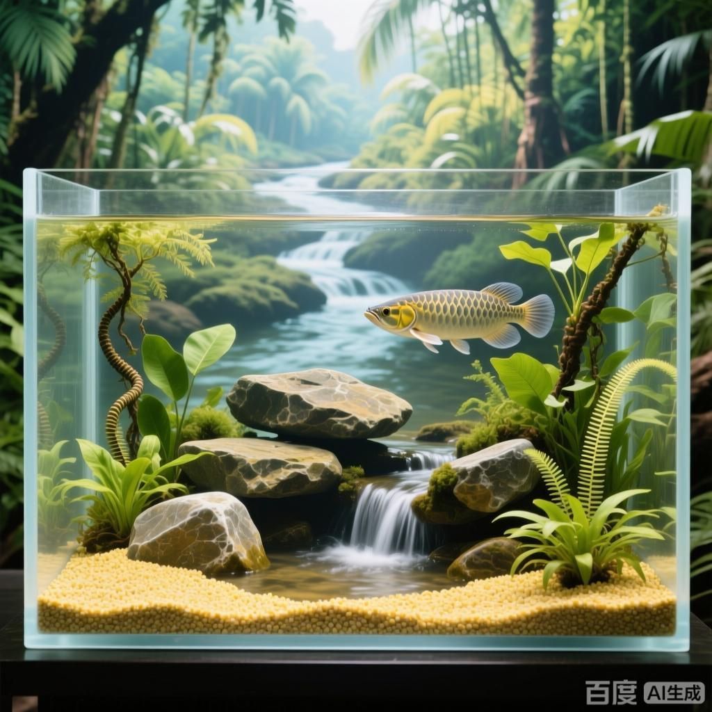 龍魚魚缸如何裝飾？，龍魚魚缸如何裝飾