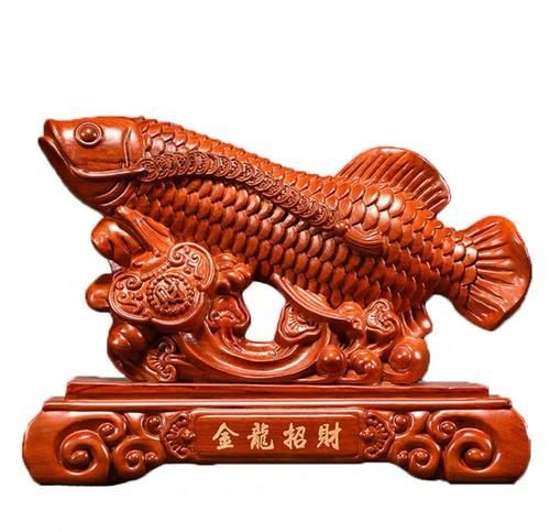 給我推薦一些高清的木雕金龍魚圖片，木雕金龍魚圖片欣賞