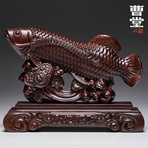 給我推薦一些高清的木雕金龍魚圖片，木雕金龍魚圖片欣賞