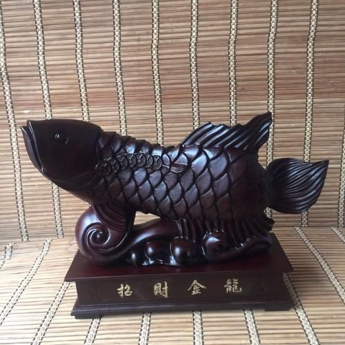 給我推薦一些高清的木雕金龍魚圖片，木雕金龍魚圖片欣賞