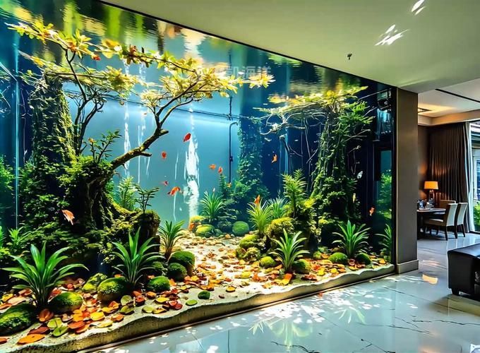 能否提供更多品牌魚缸的風水效果圖，品牌魚缸風水效果圖品牌魚缸風水布局實景圖集