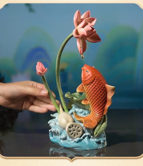 給我推薦幾款龍魚擺件，幾款受歡迎的龍魚擺件推薦，美化空間還能帶來好運和正能量