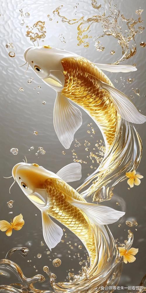 給我一些招財轉運魚的壁紙圖片，尋找招財轉運魚的壁紙圖片時，您可能會發現一些具有特定主題或風格的壁紙