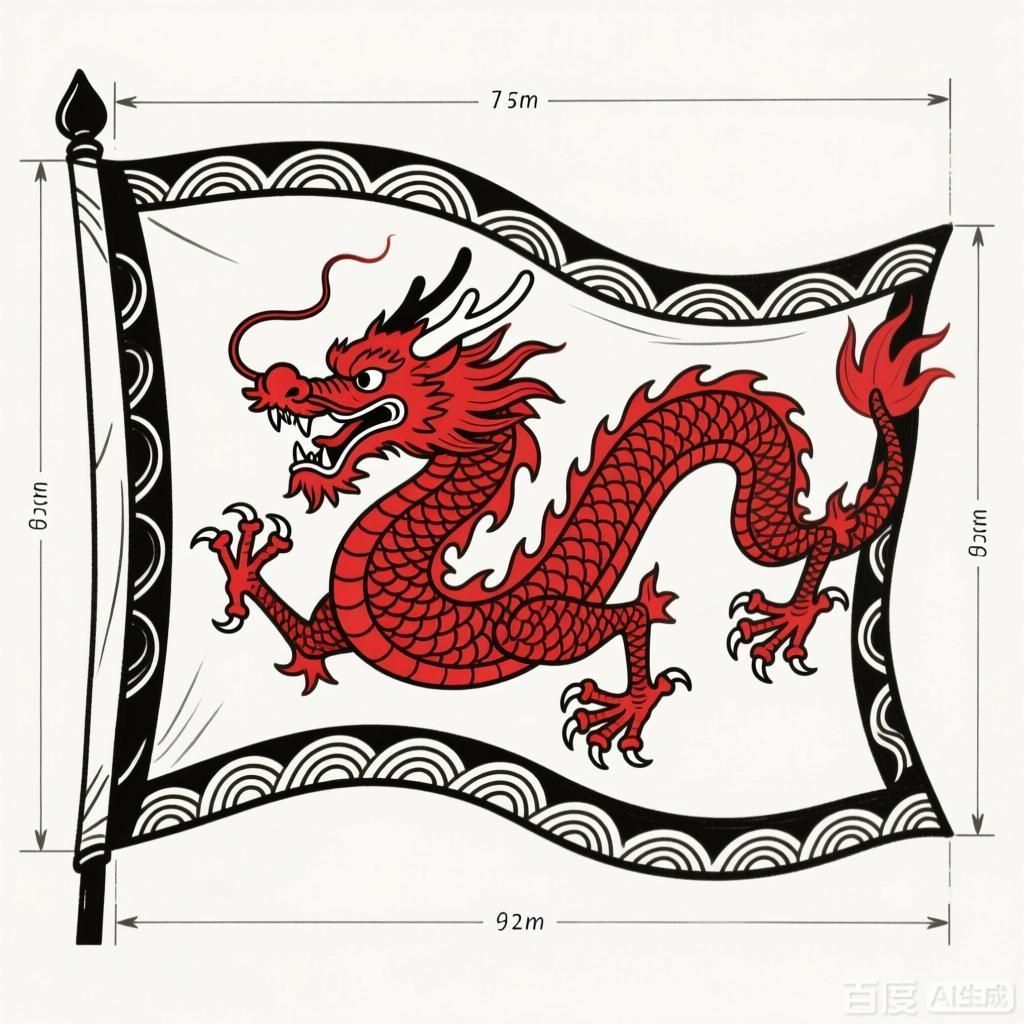 能否提供紅龍旗的設計草圖