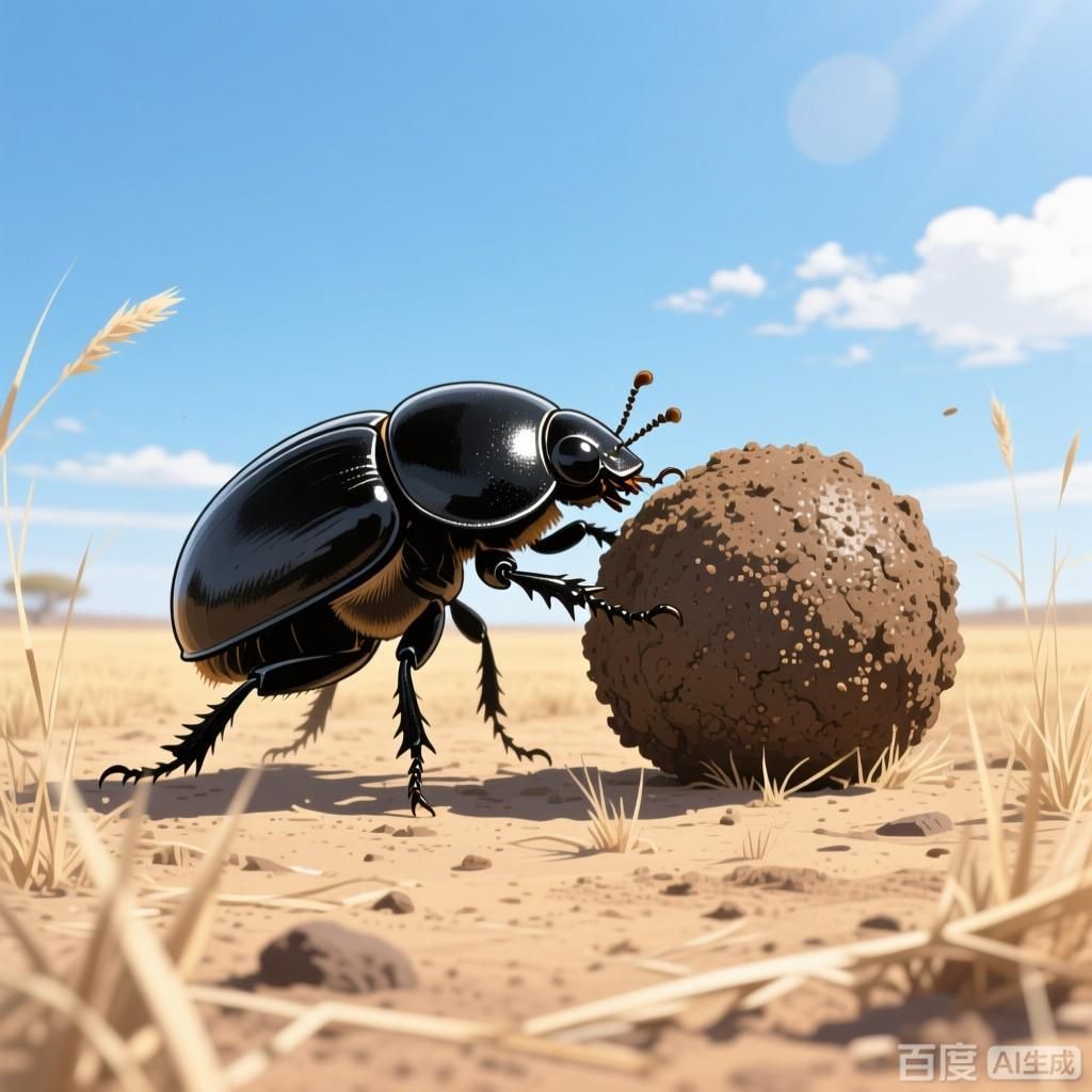 清潔生物有哪些常見種類，四張插畫風格圖，展現不同清潔生物的典型場景