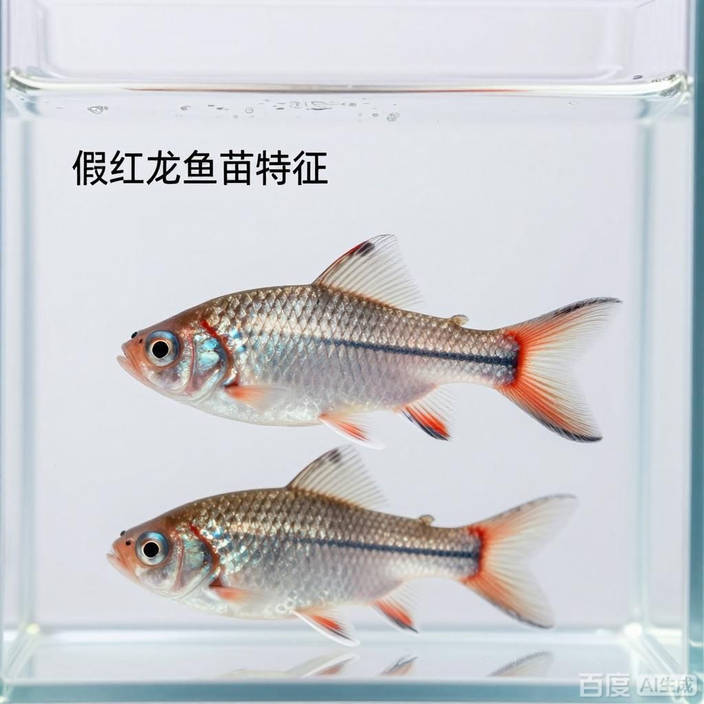 2-3cm紅龍魚苗辨別真假，2-3cm紅龍魚苗的辨別方法