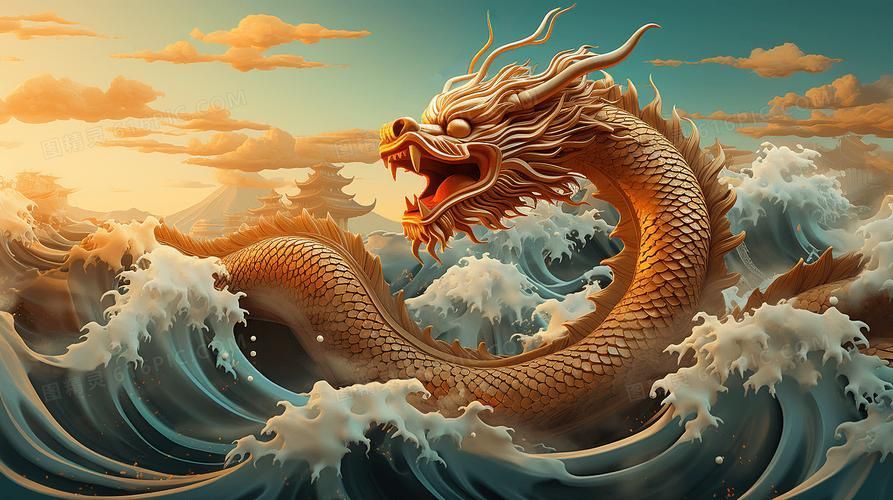 有沒有高清的龍與水圖片，高清的龍與水圖片
