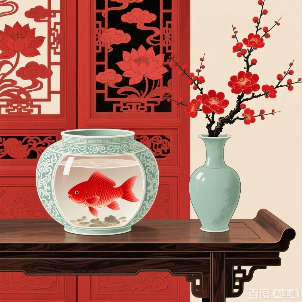 鎮(zhèn)宅最厲害三種魚顏色，鎮(zhèn)宅最厲害三種魚顏色,四張插畫分別呈現(xiàn)三種鎮(zhèn)宅魚