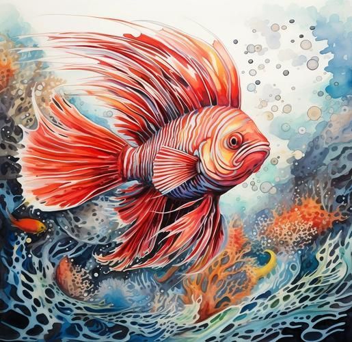 請提供更多關于觀賞魚色彩形成的圖片，關于觀賞魚色彩形成的奧秘