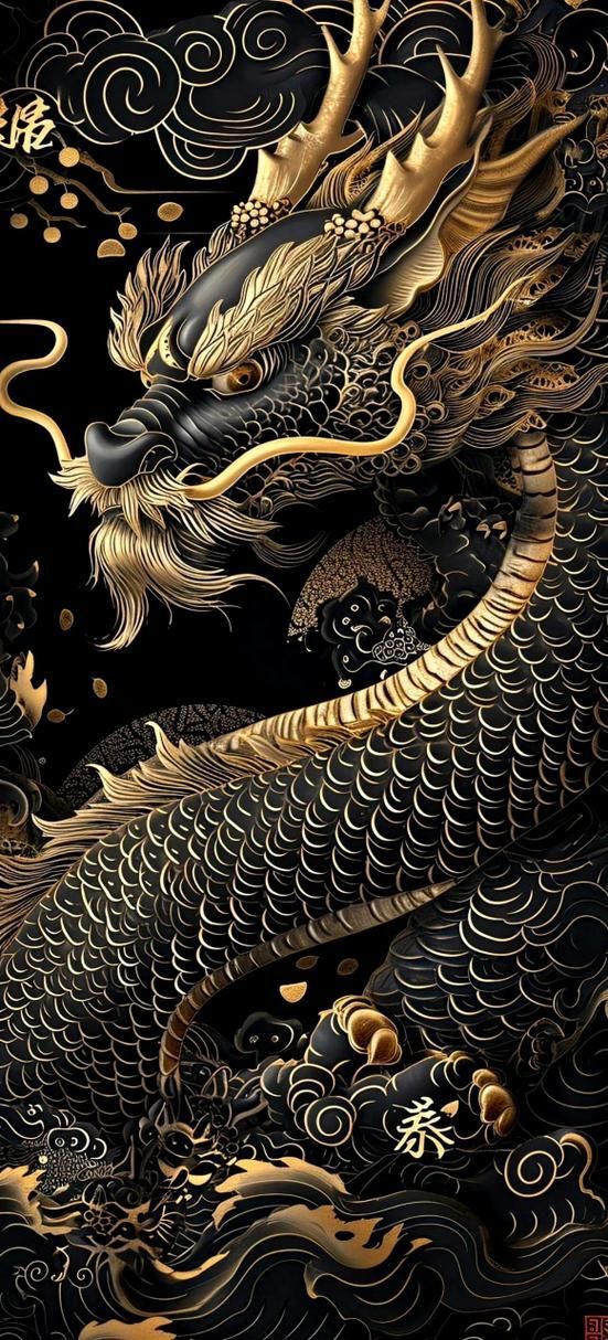 黑色龍在神話故事中的形象，黑色龍在文學中有哪些表現？