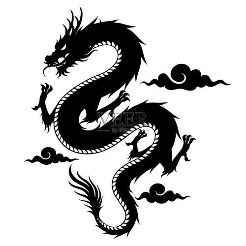 黑色龍在神話故事中的形象，黑色龍在文學中有哪些表現？