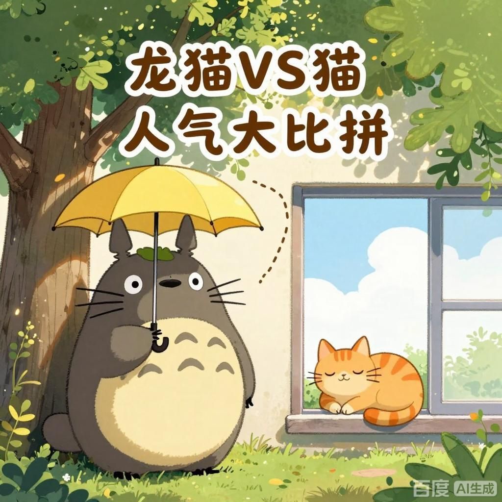 龍貓和貓哪個(gè)更受歡迎，龍貓與貓哪個(gè)更受歡迎