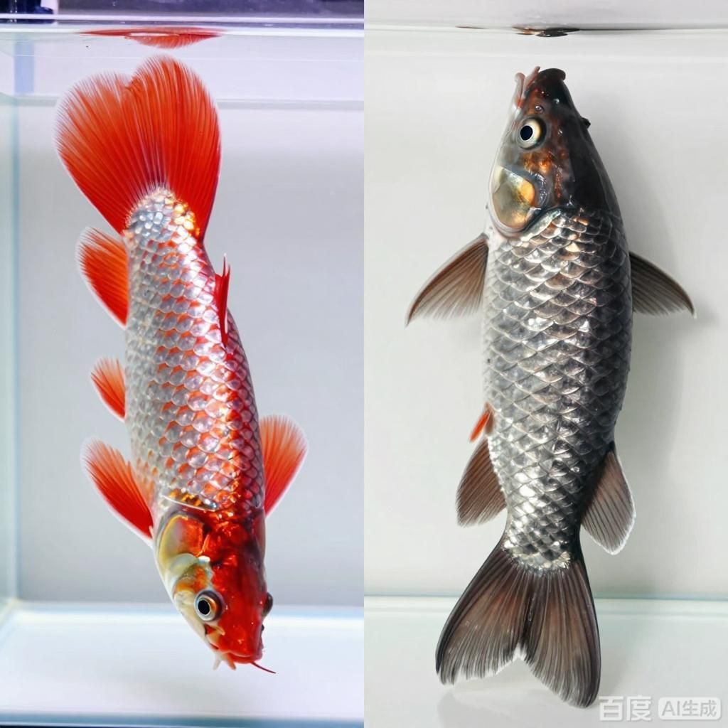 能提供更多真假寧晉龍魚的對比圖嗎，寧晉龍魚的真偽對比圖，真假寧晉龍魚的價格是多少