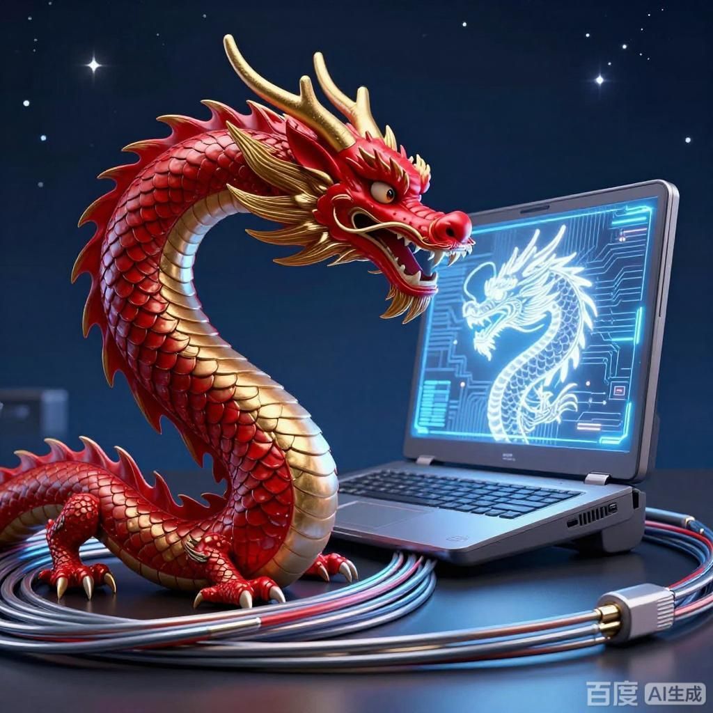 能否詳細解釋中國紅龍在科技領域的象征意義，中國紅龍在科技領域的象征意義