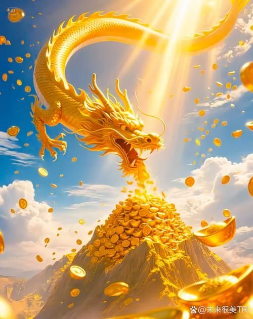 推薦一些經典的聚財金龍圖片，經典的聚財金龍圖片推薦