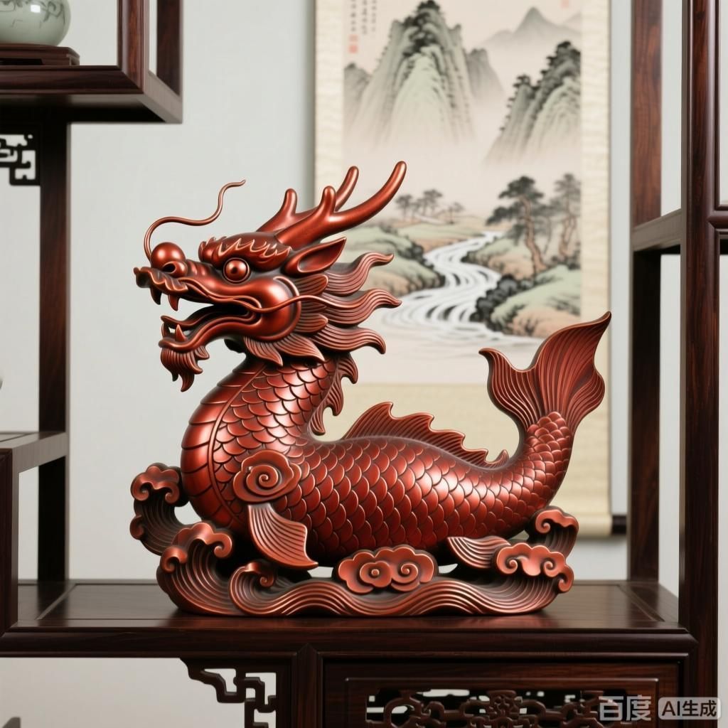 能否提供更多風格的龍頭魚擺件，不同風格的龍頭魚擺件可以帶來好運和財富和財富