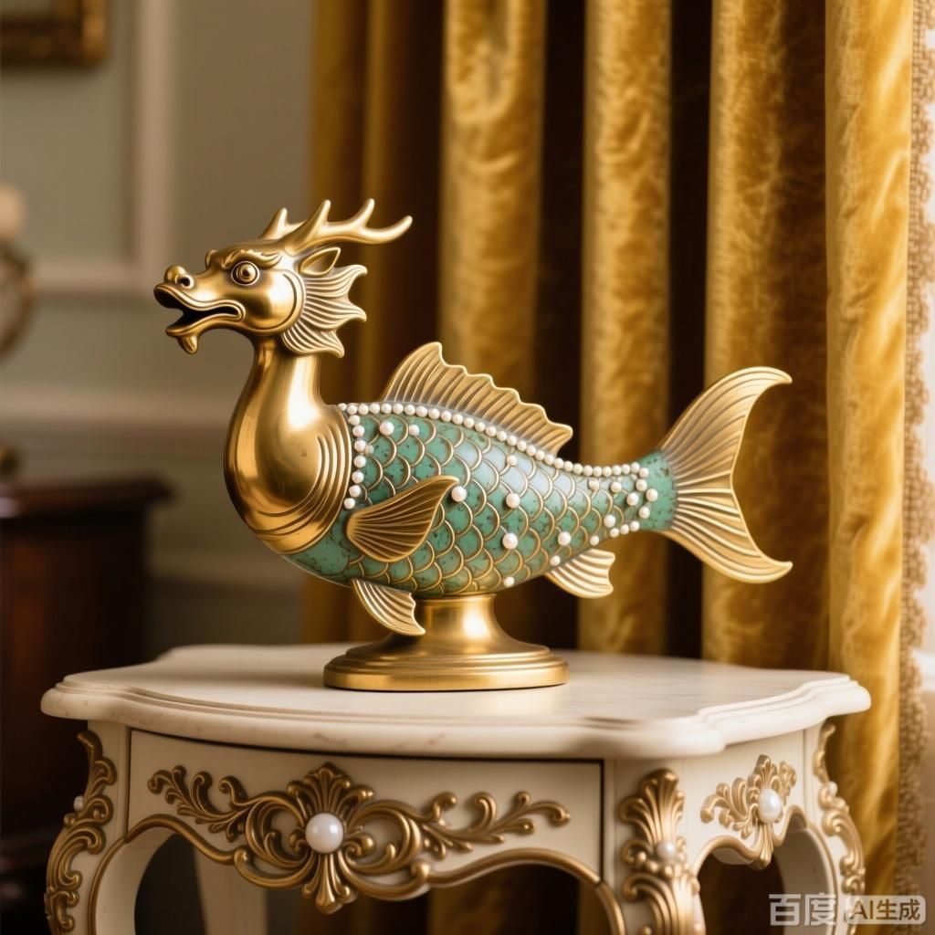 能否提供更多風格的龍頭魚擺件，不同風格的龍頭魚擺件可以帶來好運和財富和財富